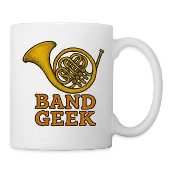 Band Geek Brass Tuba Icon - Mug - white - Right