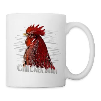 Chicken Fans - - Rooster - ChickenDaddy - Mug - white - Right
