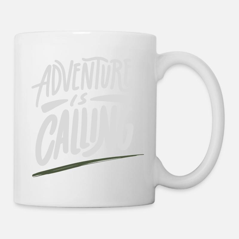 Adventure is calling - Tasse - Weiß