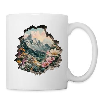 Berge Wandern Gebirge - Tasse - Weiß - Rechts