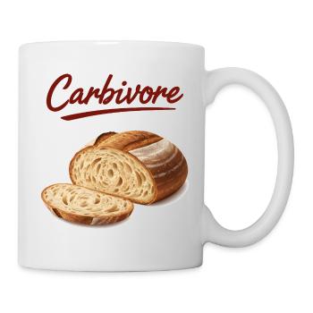 sourdough Bread Baking Carbivore Baker Local - Tasse - Weiß - Rechts