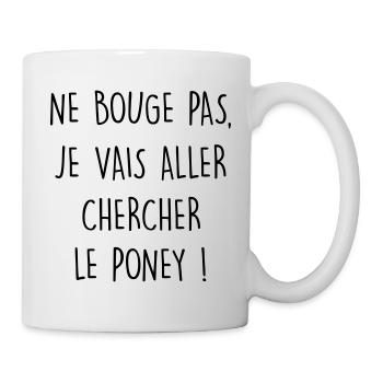 Dikkenek - Claudy Focan "Looking for the Pony" Zwanze - Mug - white - Right