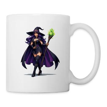 Violet Witchcraft with Staff - Mug - white - Right