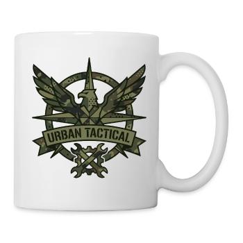 Urban Tactics Pioneers Camouflage Pattern Mechanic Motif - Mug - white - Right