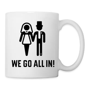 On y va à fond ! (Mariage Marié Mariée / B) - Mug blanc - blanc - Droite
