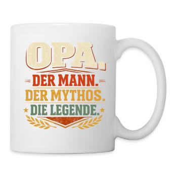 Cadeau de la légende du mythe de grand-père Man - Mug blanc - blanc - Droite