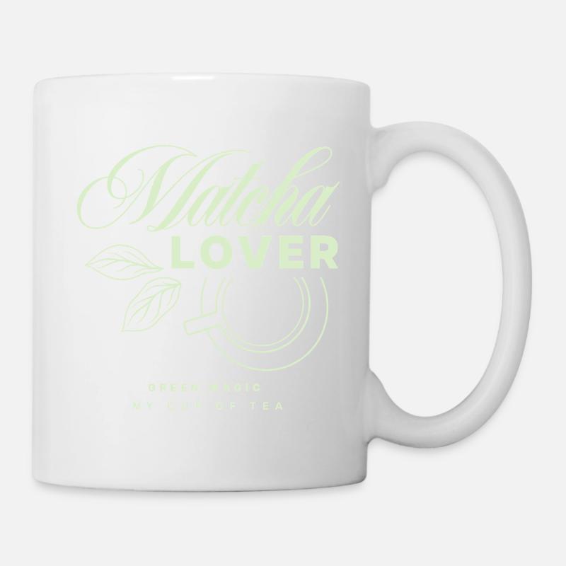 Matcha Liebhaber Tee Design - Tasse - Weiß