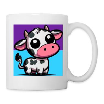 Kuh - Tasse - Weiß - Rechts