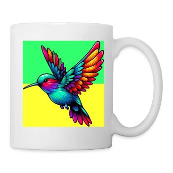 colibri - Mug blanc - blanc - Droite