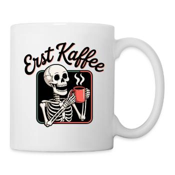 First Coffee Skeleton - Mug - white - Right