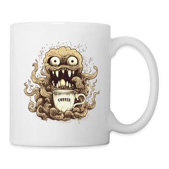 Coffee Monster - Caffeine Zombie - Morning Grouch - Mug - white - Right