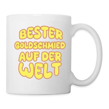 Goldschmied als Beruf - Tasse - Weiß - Rechts
