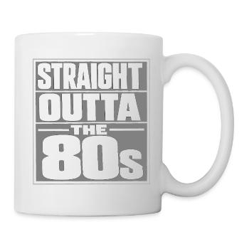 Straight Outta The 80s - Mug - white - Right