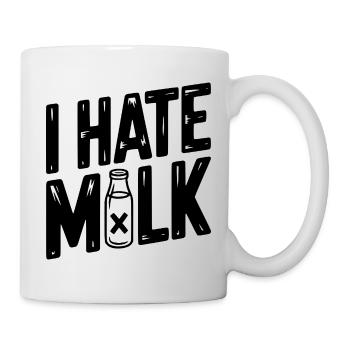 Je déteste le lait - Mug blanc - blanc - Droite