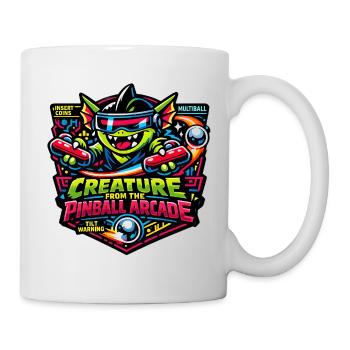 Creature from the Pinball Arcade Monster Retro - Mug - white - Right