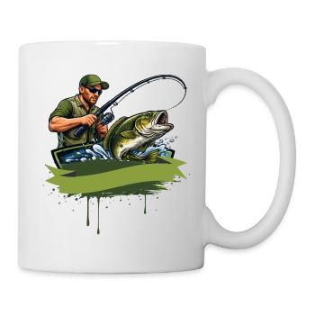 Pêcheurs Pêcheurs Chemise Pêche Pêche Hommes - Mug blanc - blanc - Droite