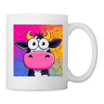 Kuh - Tasse - Weiß - Rechts