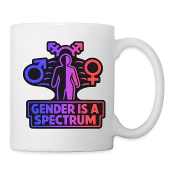 Gender Spectrum Symbol Pride Diversity Statement - Mug - white - Right