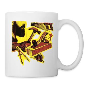 Craftsman Carpenter Carpenter Carpenter Vintage - Mug - white - Right