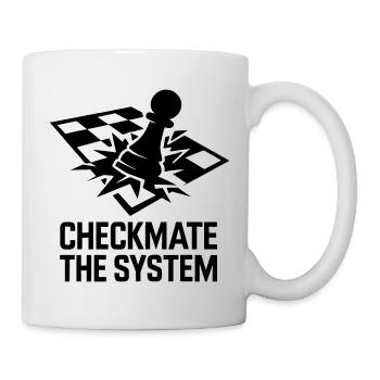 Echec et Mat au Système Design Stratège Rebelle - Mug blanc - blanc - Droite