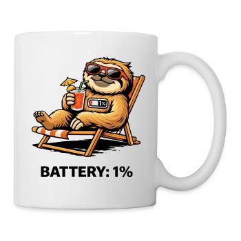 Sunny Sloth Cocktail Chill - Mug blanc - blanc - Droite