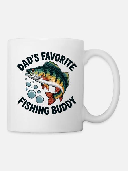 Papa's Angler Buddy - Tasse - Weiß
