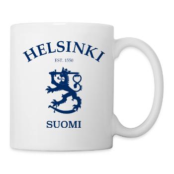 Helsinki Suomi Finland Finnland - Tasse - Weiß - Rechts