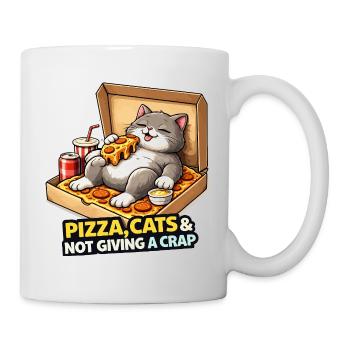 Pizza Cats Attitude - Mug - white - Right
