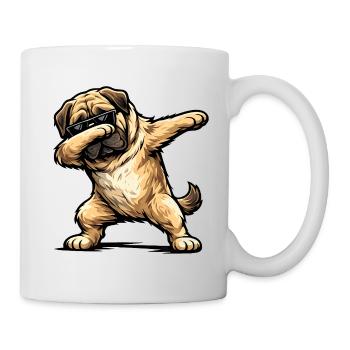 Dabbing Mastiff - Tasse - Weiß - Rechts