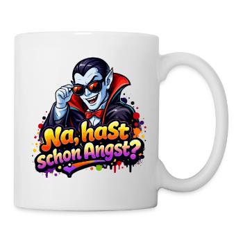drakula-comic-spruch - Tasse - Weiß - Rechts