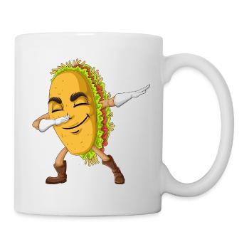 Taco-Shirt abtupfen - Tasse - Weiß - Rechts