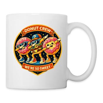 Donut Crew: Sweet Heroes - Dabbing Dab Dance - Mug - white - Right
