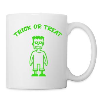 Trick or Treat Neon Monster Green - Mug - white - Right