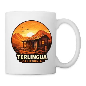Terlingua Desert Cabin Sunset Motif - Mug - white - Right