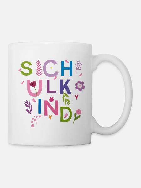 Schulkind - Tasse - Weiß