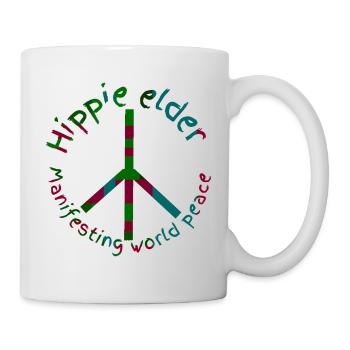 Hippies peace - Mug - white - Right