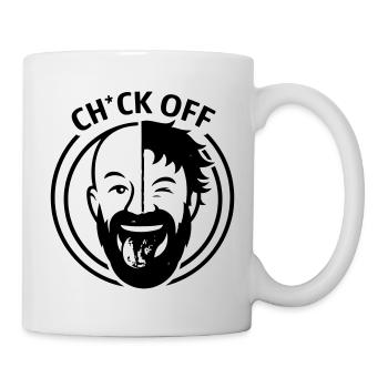 Funny Shirt Beard Graphic Tee Gift for Men fashion - Mug - white - Right