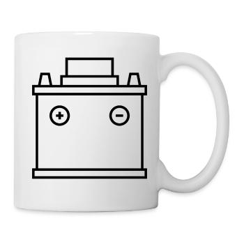 Car battery - Mug - white - Right