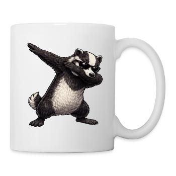 Dabbing Badger - Mug - white - Right
