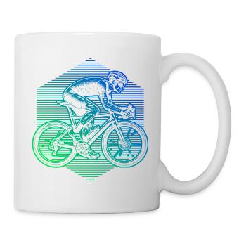 Gift idea for a road bike with road bike - Mug - white - Right