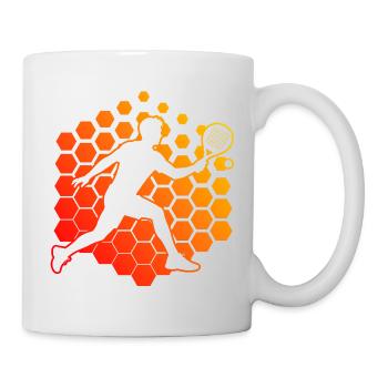 Idée cadeau coach de padel pour les fans de raquettes de padel - Mug blanc - blanc - Droite