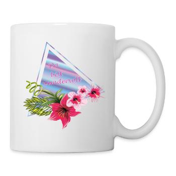 Du bist wundervoll  - Tasse - Weiß - Rechts