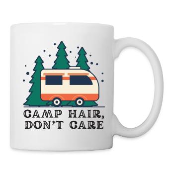 Campeur de Camp Hair Don’t Trust - Mug blanc - blanc - Droite