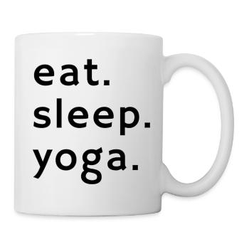 Eat. Sleep. Yoga. – The Yoga Life - Tasse - Weiß - Rechts