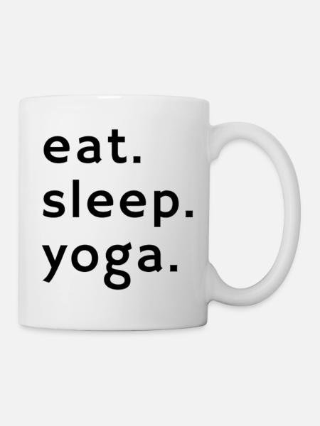 Eat. Sleep. Yoga. – The Yoga Life - Mug - white