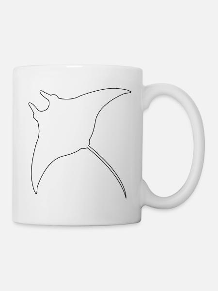 Mantarochen - Tasse - Weiß