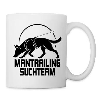 Équipe de recherche de traqueurs de Malinois Dog Wilsigns - Mug blanc - blanc - Droite