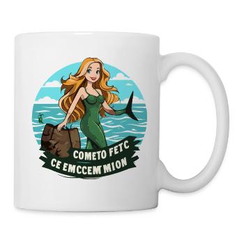 Sea Nymph in Green - Mug - white - Right