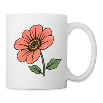Flower pastel flowers blossom pink gift mother - Mug - white - Right
