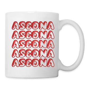 Ascona as diving - Mug - white - Right